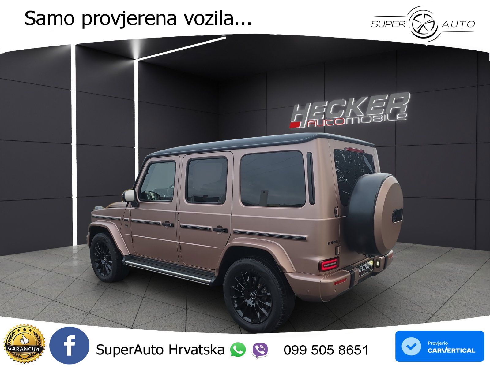 Mercedes G 500 Long V8 (422 KS) 4MATIC 9G-TRONIC