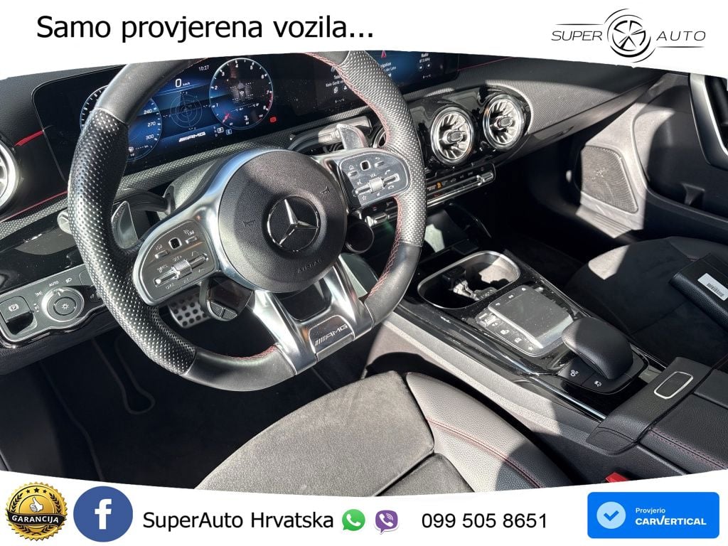 Mercedes-Benz AMG A 45 S 4MATIC+ AMG SPEEDSHIFT DCT 8G LED+GR SJED+ACC