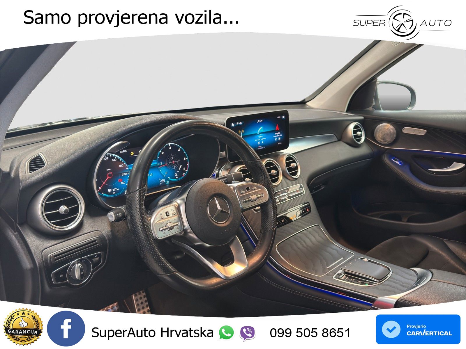 Mercedes GLC 200d (163 KS) 4MATIC G-TRONIC LED+GR SJED+ACC