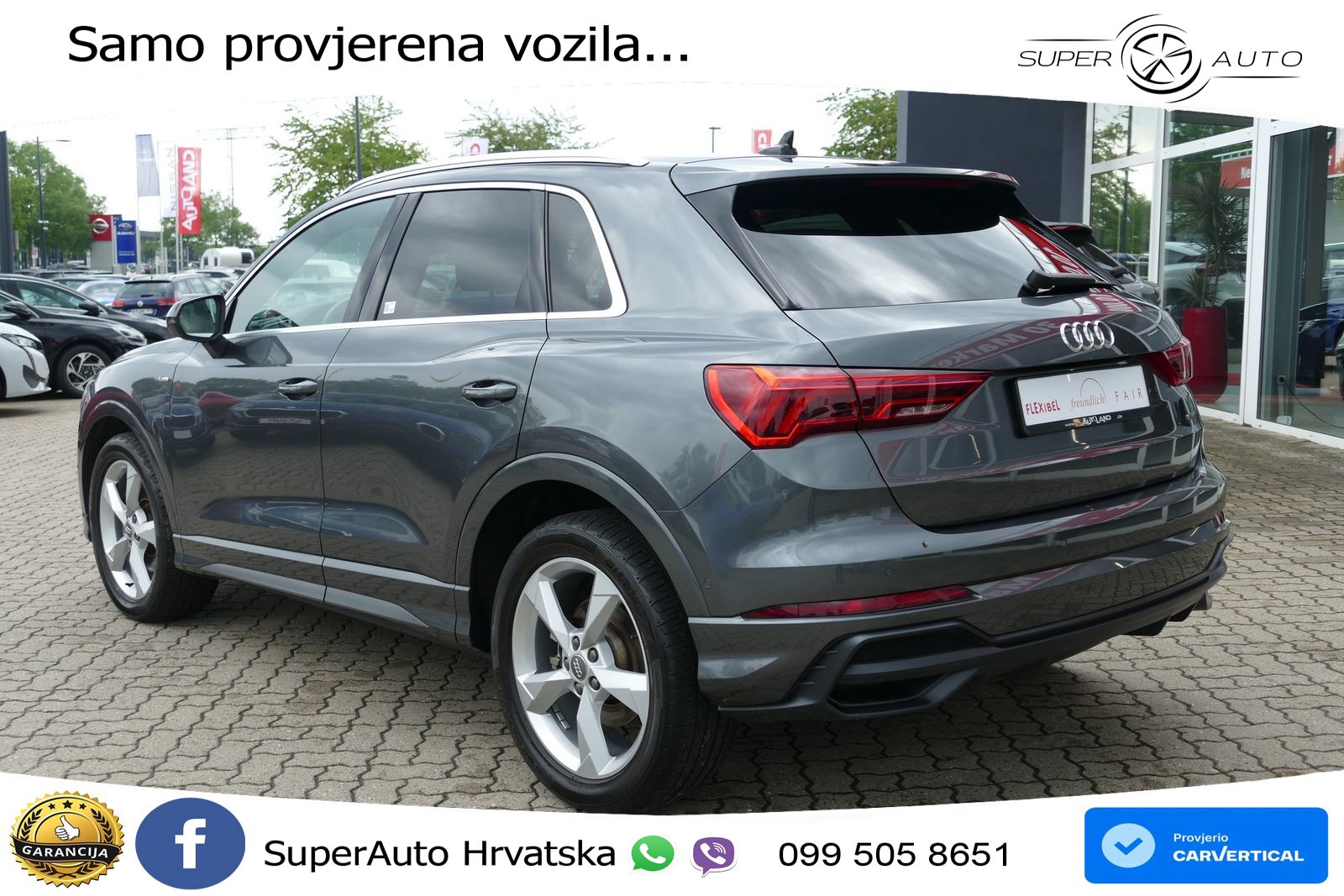 Audi Q3 40 TFSI (190 KS) quattro S tronic S line LED+GR SJED+ACC