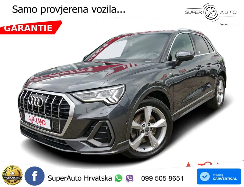 Audi Q3 40 TFSI (190 KS) quattro S tronic S line LED+GR SJED+ACC