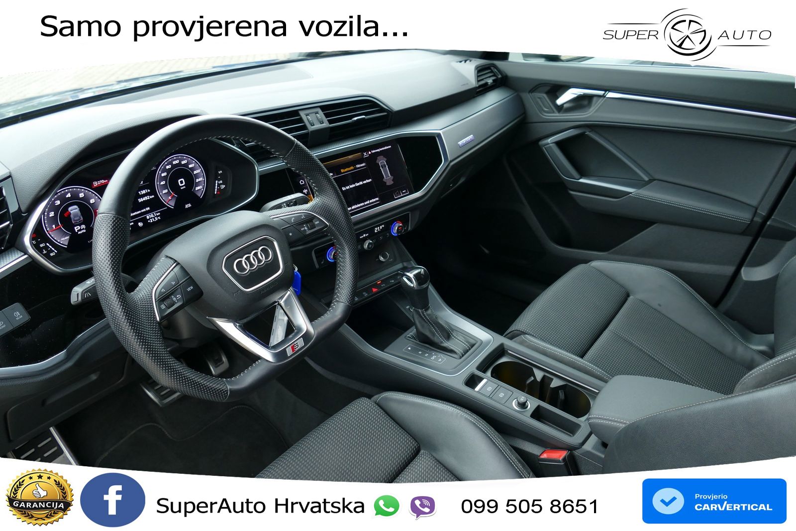 Audi Q3 40 TFSI (190 KS) quattro S tronic S line LED+GR SJED+ACC