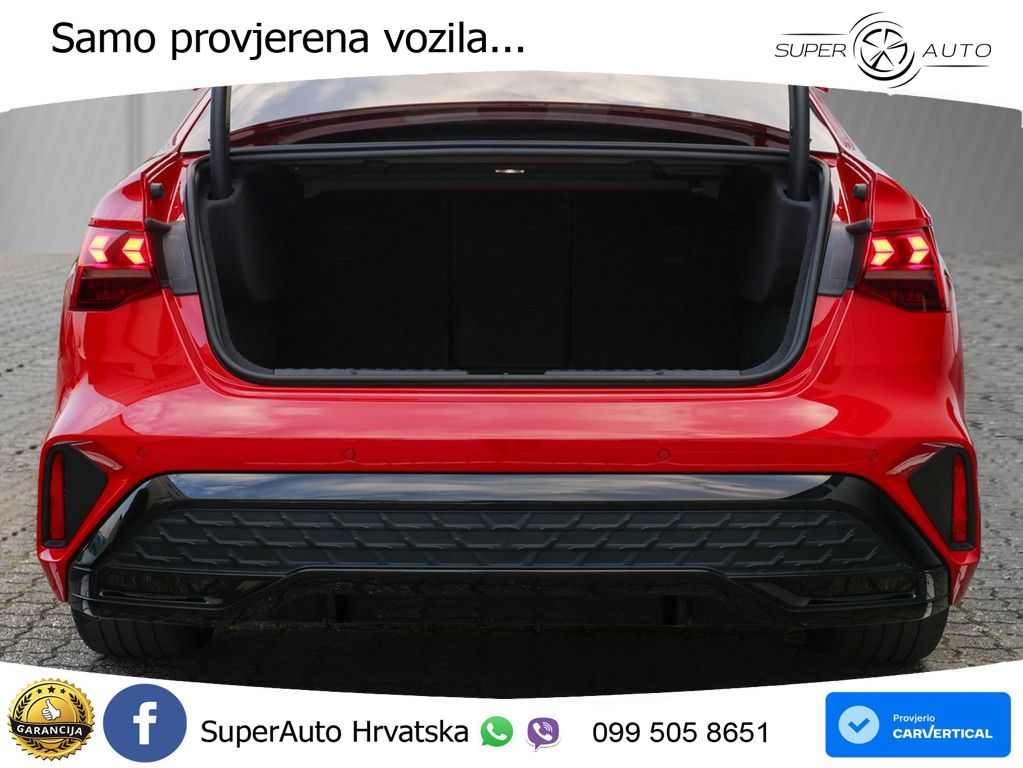 Audi A3 Limuzina 35 TFSI (150 KS) S tronic S line MATRIX+GR SJED+KAM