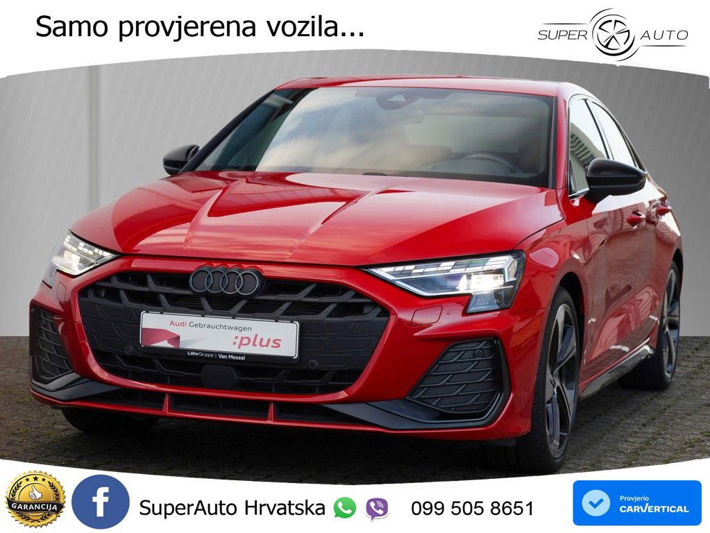 Audi A3 Limuzina 35 TFSI (150 KS) S tronic S line MATRIX+GR SJED+KAM