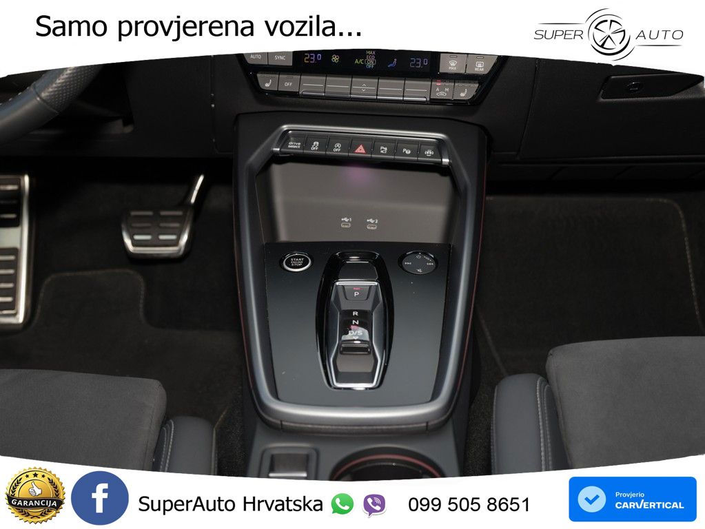 Audi A3 Limuzina 35 TFSI (150 KS) S tronic S line MATRIX+GR SJED+KAM