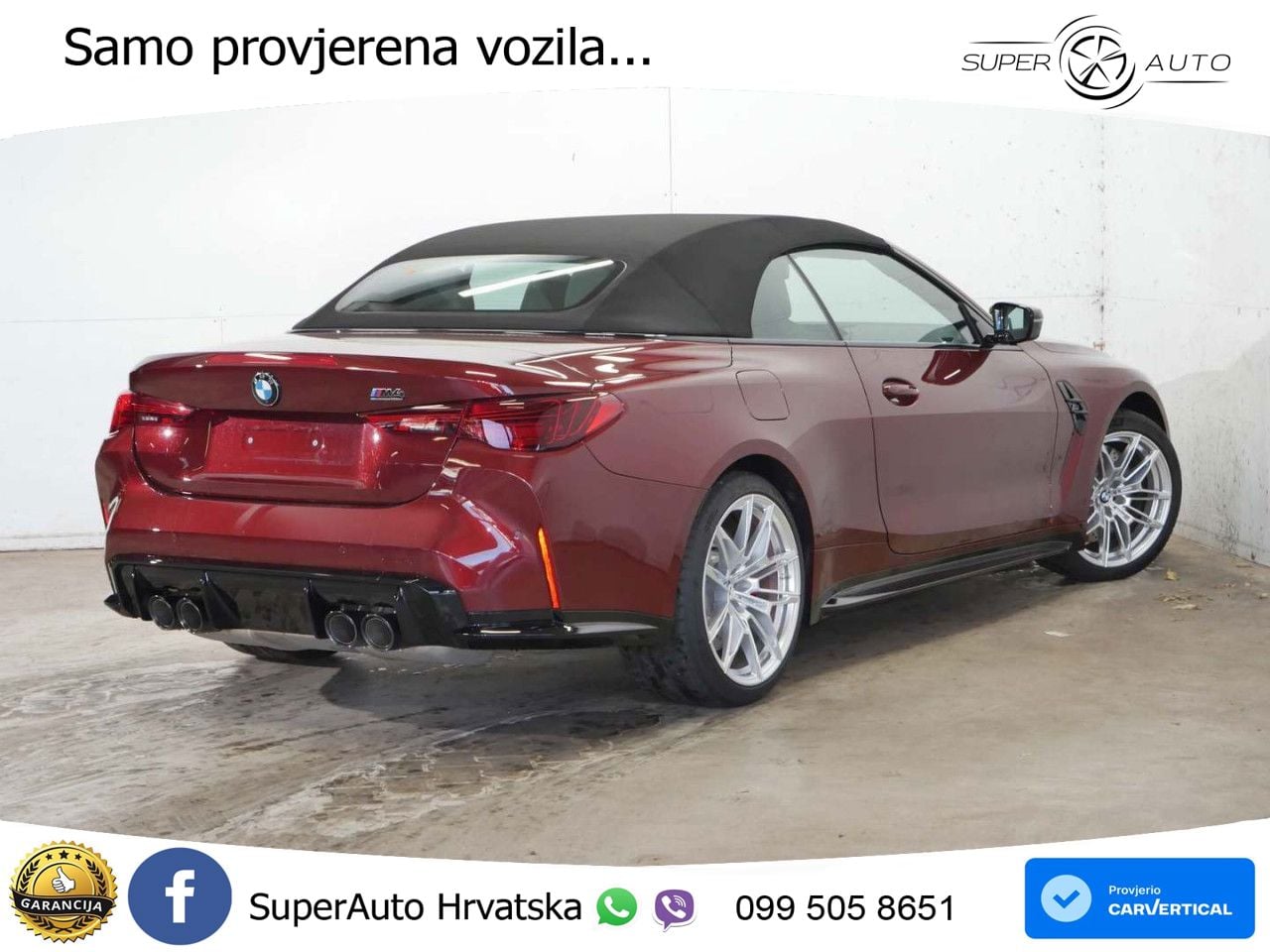 BMW M4 Convertible Competition 3.0 (530 KS) xDrive Steptronic LED+GR SJED+ACC