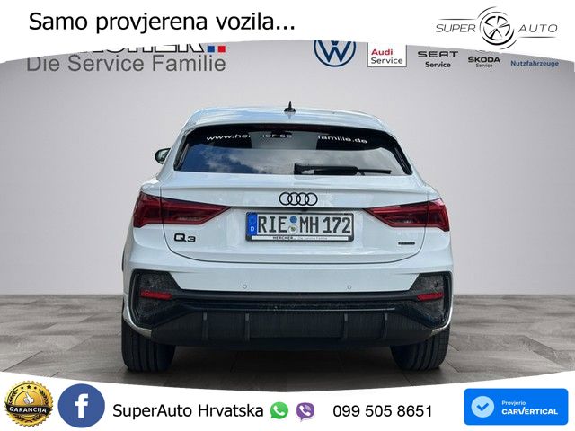 Audi Q3 II Sportback 40 TFSI (190 KS) quattro S tronic S line LED+ACC