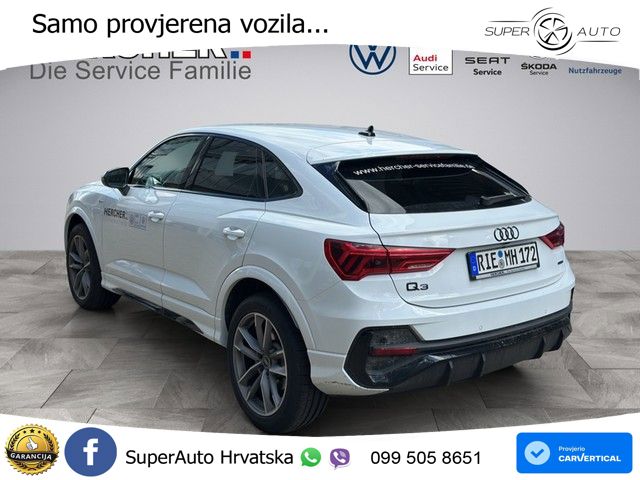 Audi Q3 II Sportback 40 TFSI (190 KS) quattro S tronic S line LED+ACC