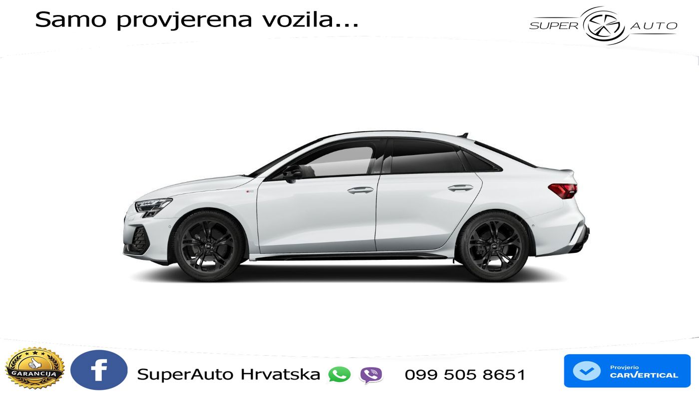 Audi A3 Limuzina 35 TFSI (150 KS) S line LED+GR SJED+ACC