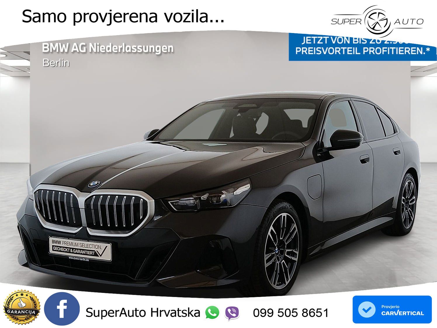 BMW 550e (489 KS) xDrive Steptronic M Sport LED+GR SJED+ACC