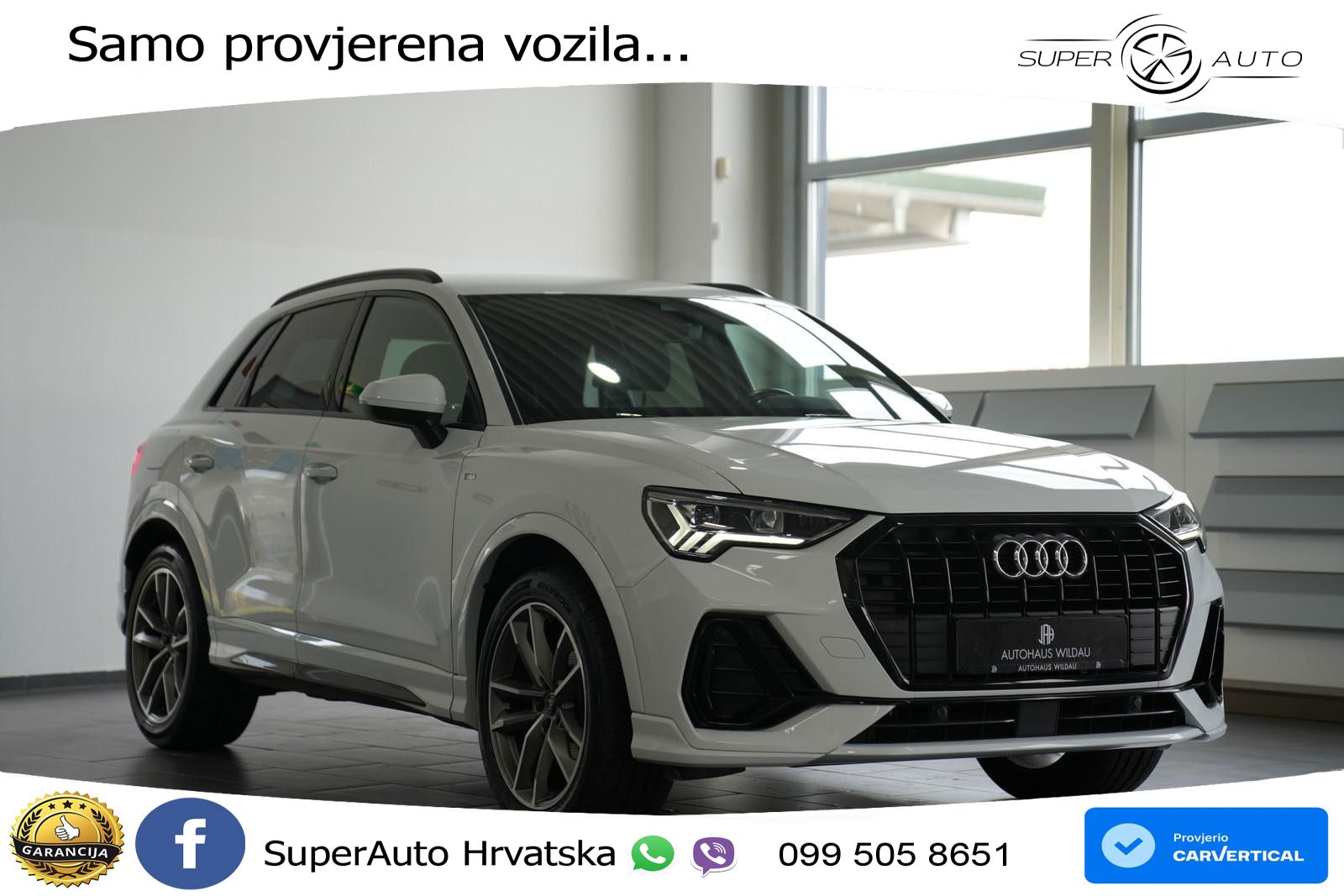 Audi Q3 35 TFSI (150 KS) S tronic S line LED+GR SJED+ACC