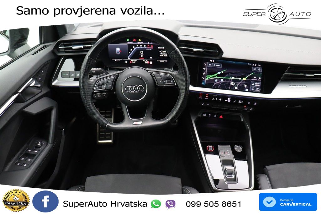 Audi S3 Limuzina 2.0 TFSI (310 KS) quattro S tronic MATRIX+GR SJED+KAM