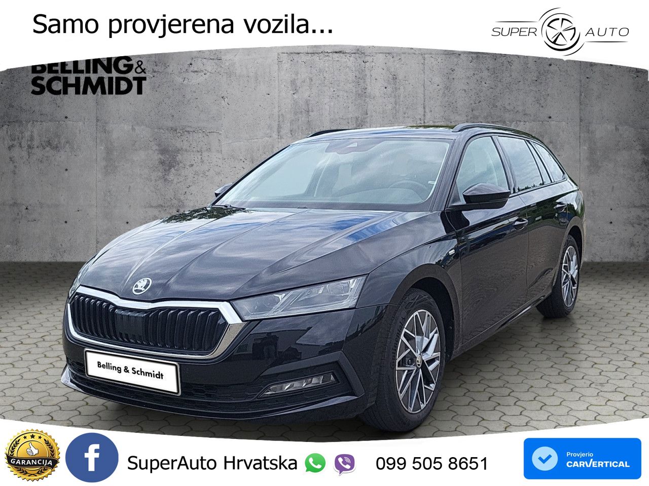Škoda Octavia Combi 1.5 TSI (150 KS) LED+GR SJED+ACC