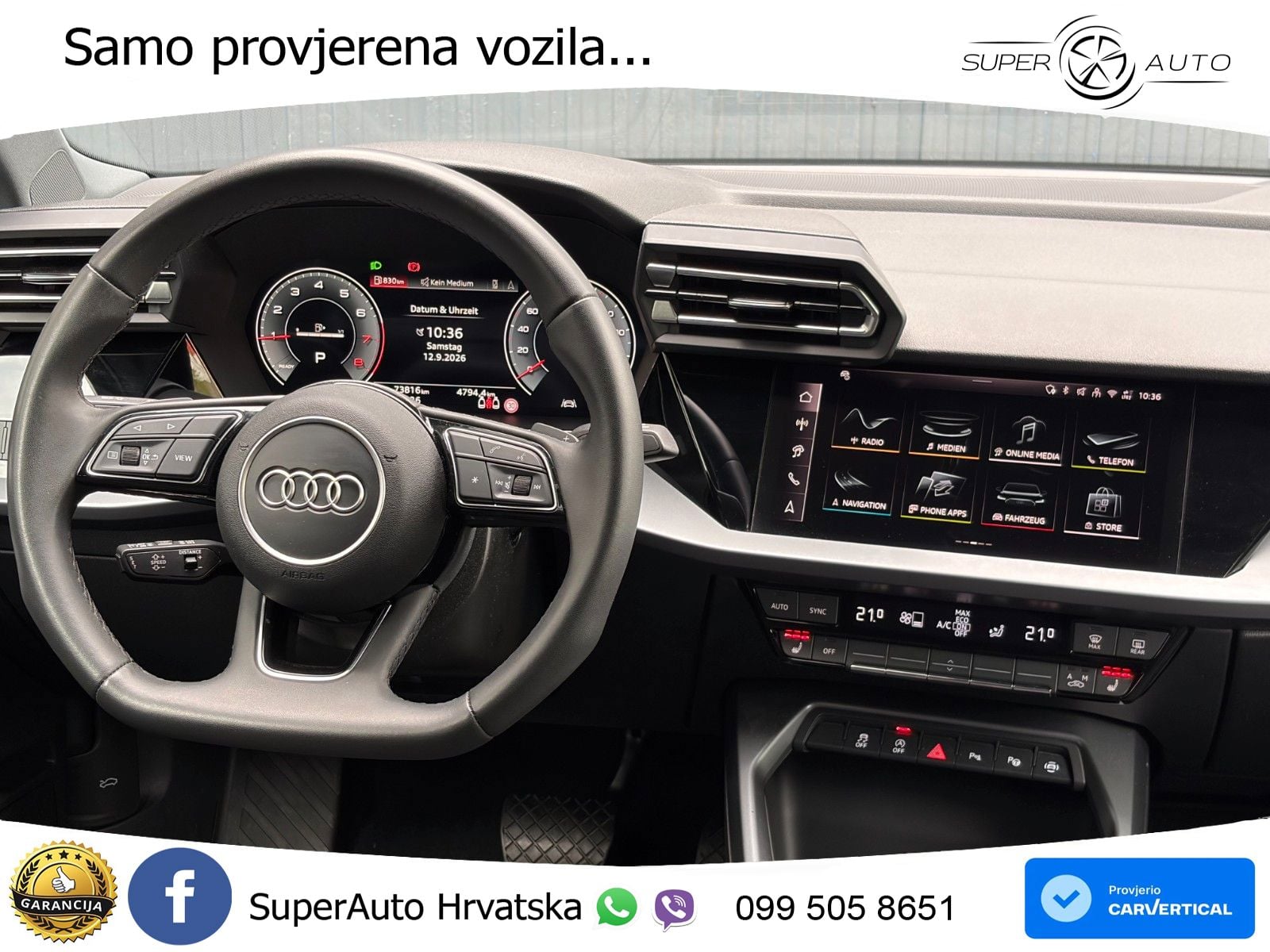Audi A3 Sportback 30 TFSI (116 KS) Mild Hybrid S tronic advanced LED+GR SJED+ACC