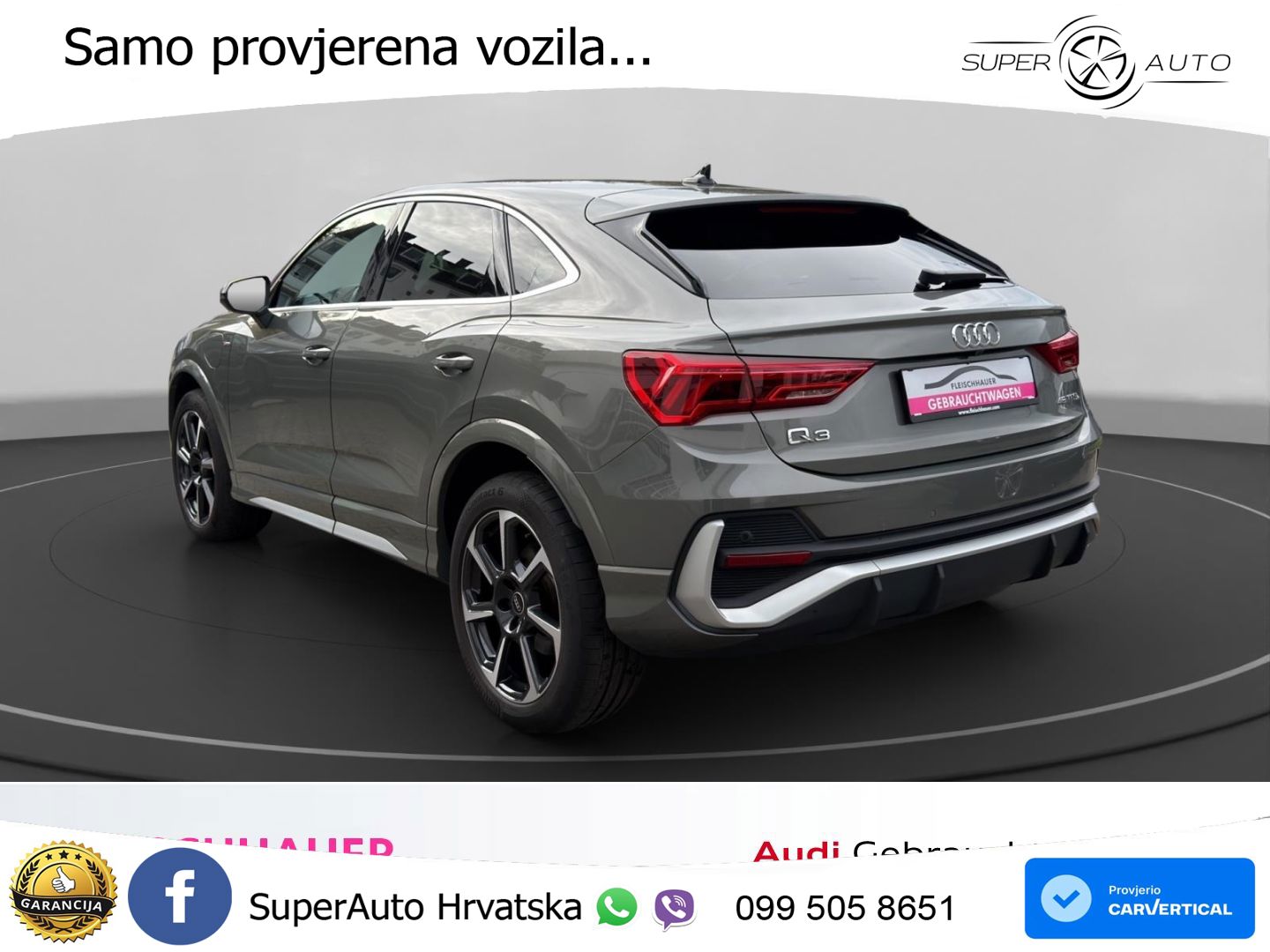 Audi Q3 Sportback 45 TFSIe (245 KS) S tronic S line