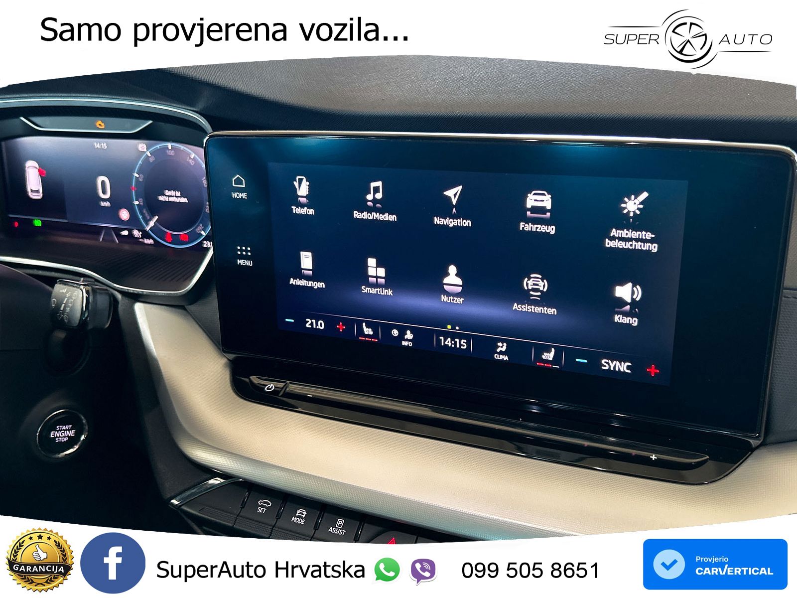 Škoda Octavia Combi 1.5 TSI EVO e-TEC (150 KS) DSG LED+GR SJED+ACC