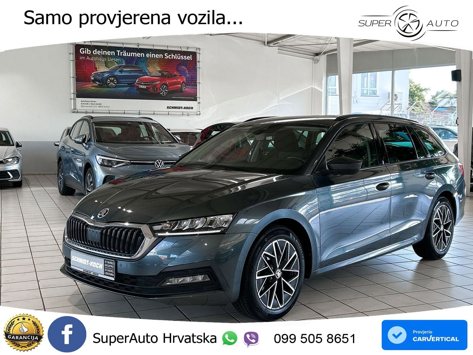 Škoda Octavia Combi 1.5 TSI EVO e-TEC (150 KS) DSG LED+GR SJED+ACC
