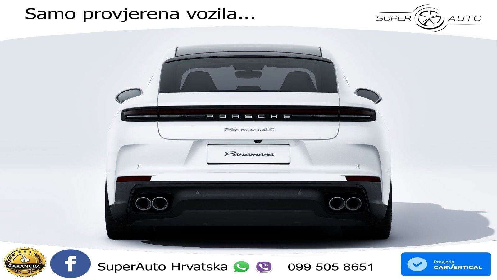 Porsche Panamera 4S 2.9 V6 (544 KS) E-Hybrid PDK ACC+HEAD+4xGR SJED+360+PANO