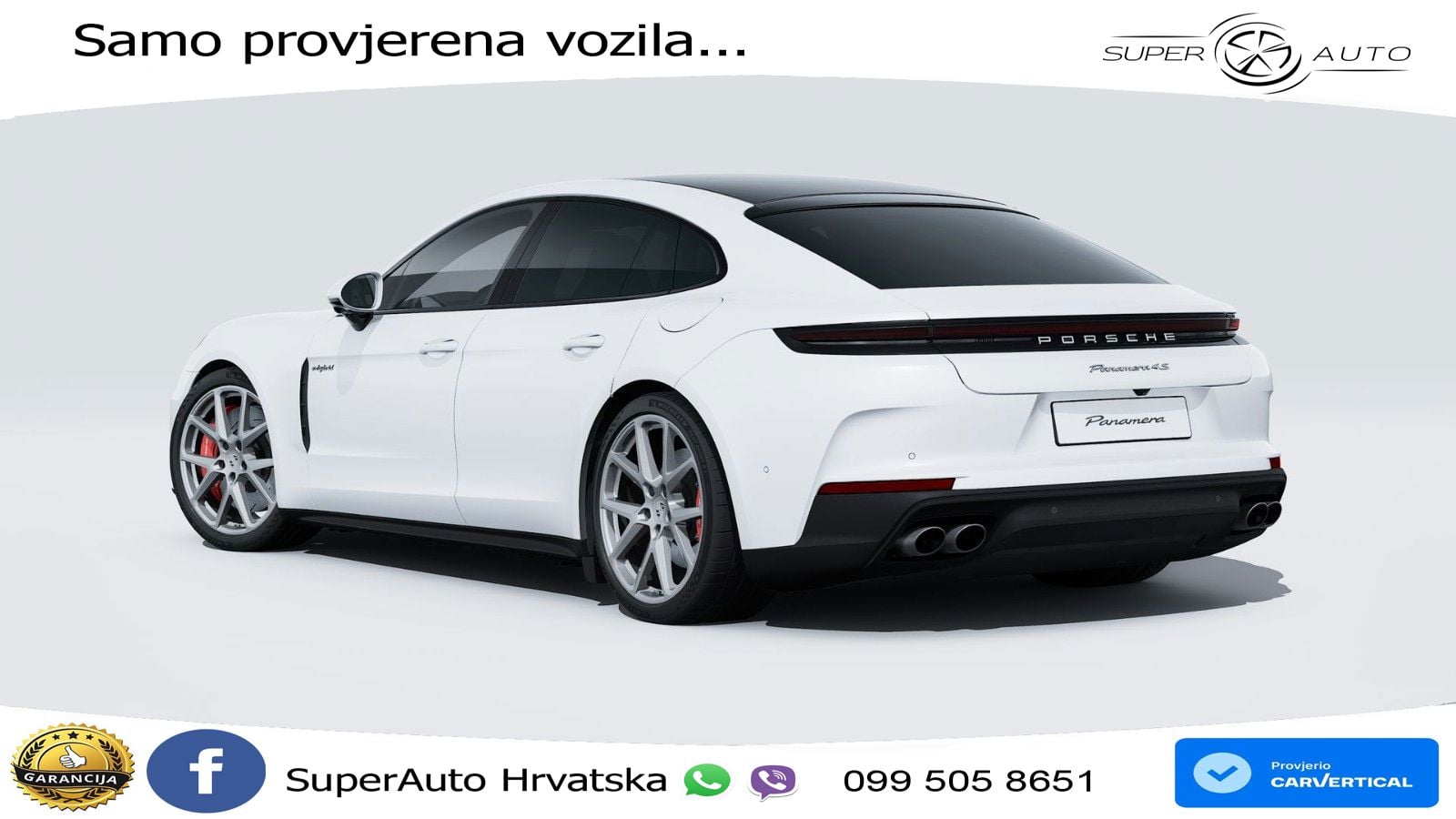 Porsche Panamera 4S 2.9 V6 (544 KS) E-Hybrid PDK ACC+HEAD+4xGR SJED+360+PANO