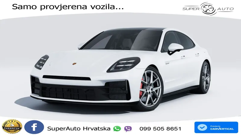 Porsche Panamera 4S 2.9 V6 (544 KS) E-Hybrid PDK ACC+HEAD+4xGR SJED+360+PANO