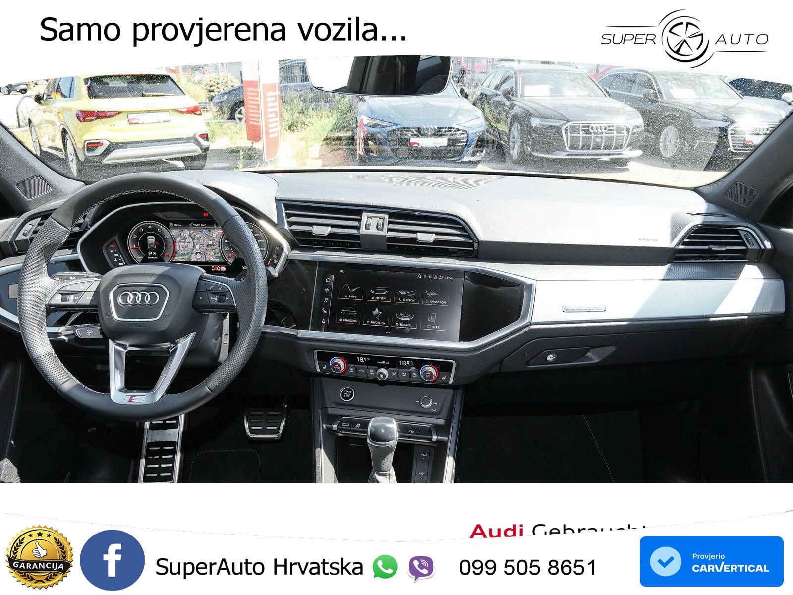 Audi Q3 II Sportback 45 TFSI (245 KS) quattro S tronic S line MATRIX+GR SJED+KAM