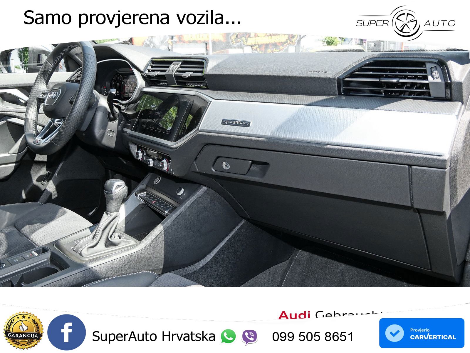 Audi Q3 II Sportback 45 TFSI (245 KS) quattro S tronic S line MATRIX+GR SJED+KAM