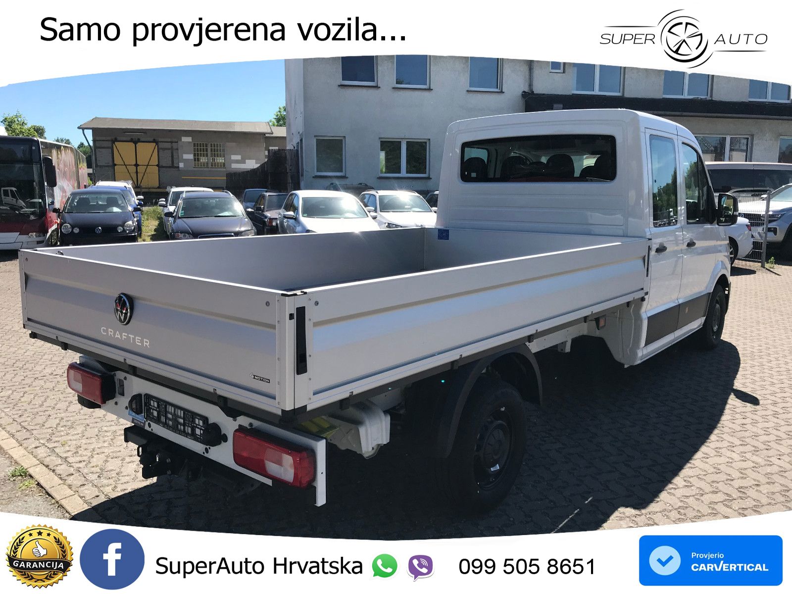 Volkswagen Crafter Pritsche 35 lang Doppelkabine 4Motion 177 KS