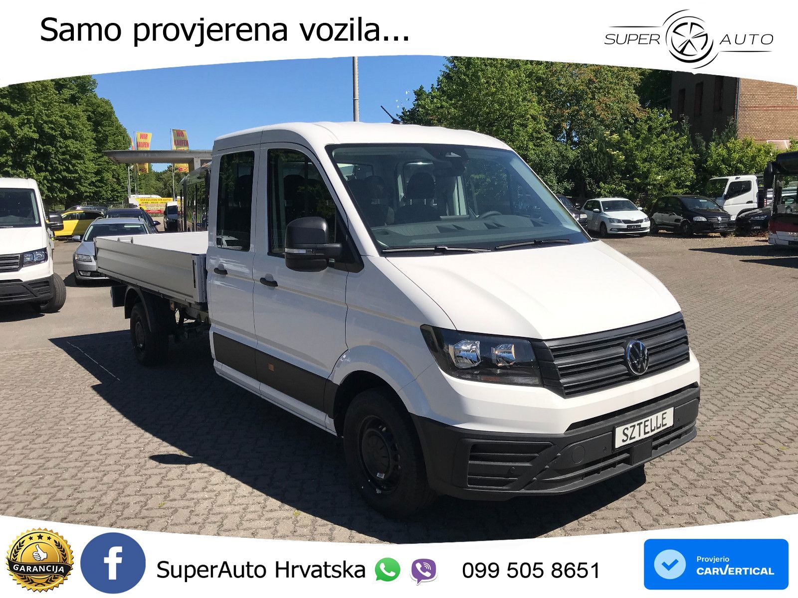 Volkswagen Crafter Pritsche 35 lang Doppelkabine 4Motion 177 KS
