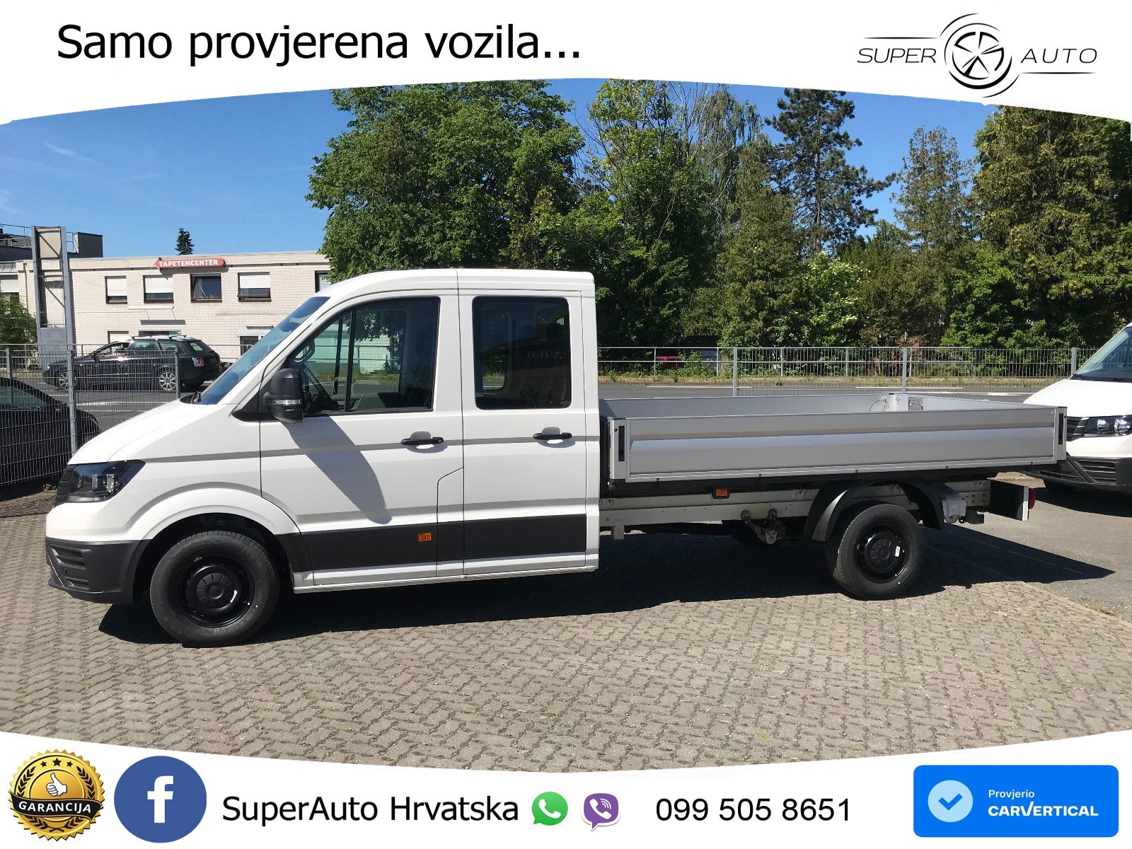Volkswagen Crafter Pritsche 35 lang Doppelkabine 4Motion 177 KS