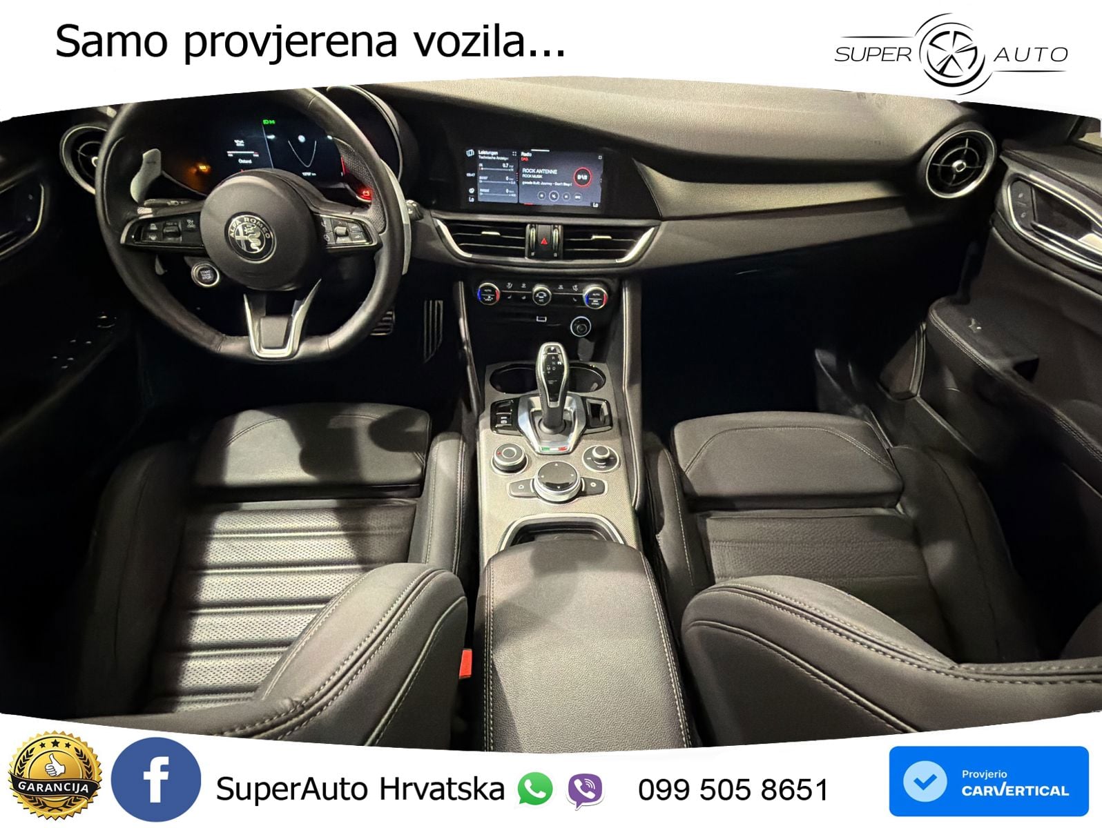 Alfa Romeo Giulia 2.0 Turbo (280 KS) Q4 Automatic LED+GR SJED+ACC