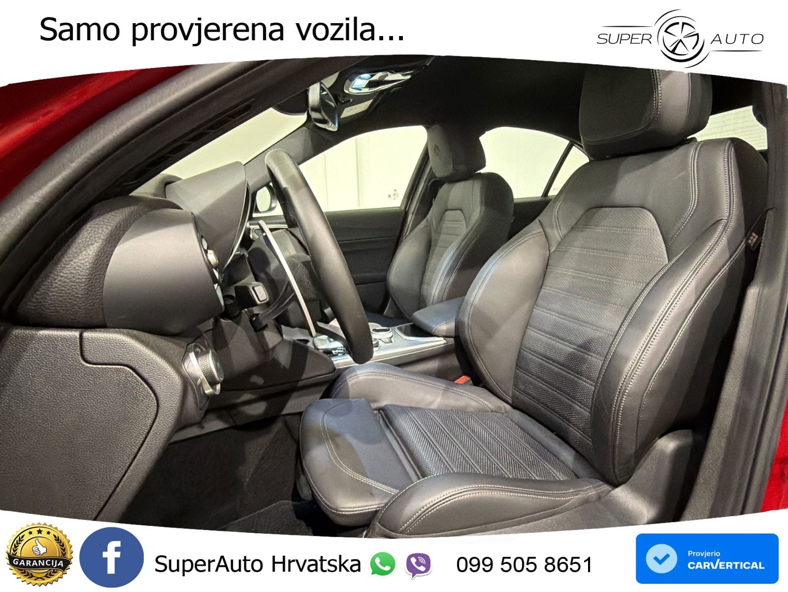 Alfa Romeo Giulia 2.0 Turbo (280 KS) Q4 Automatic LED+GR SJED+ACC