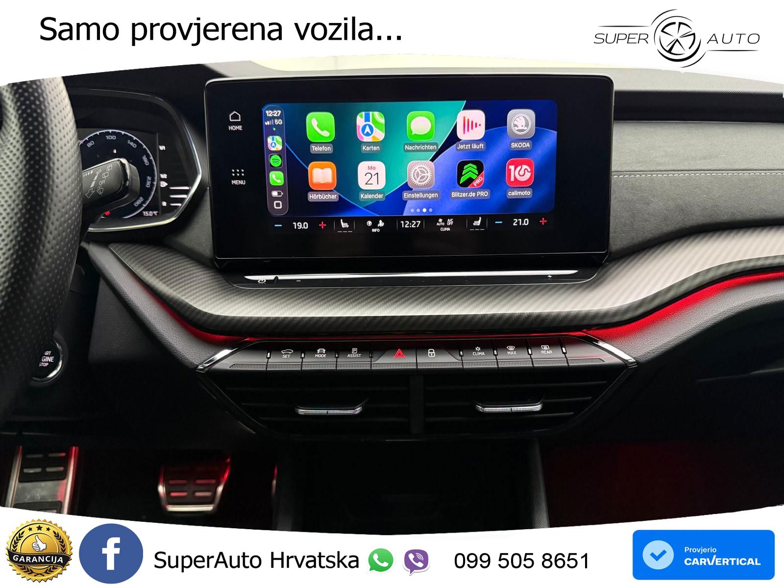Škoda Octavia Combi RS 2.0 TDI (200 KS) DSG LED+GR SJED+ACC