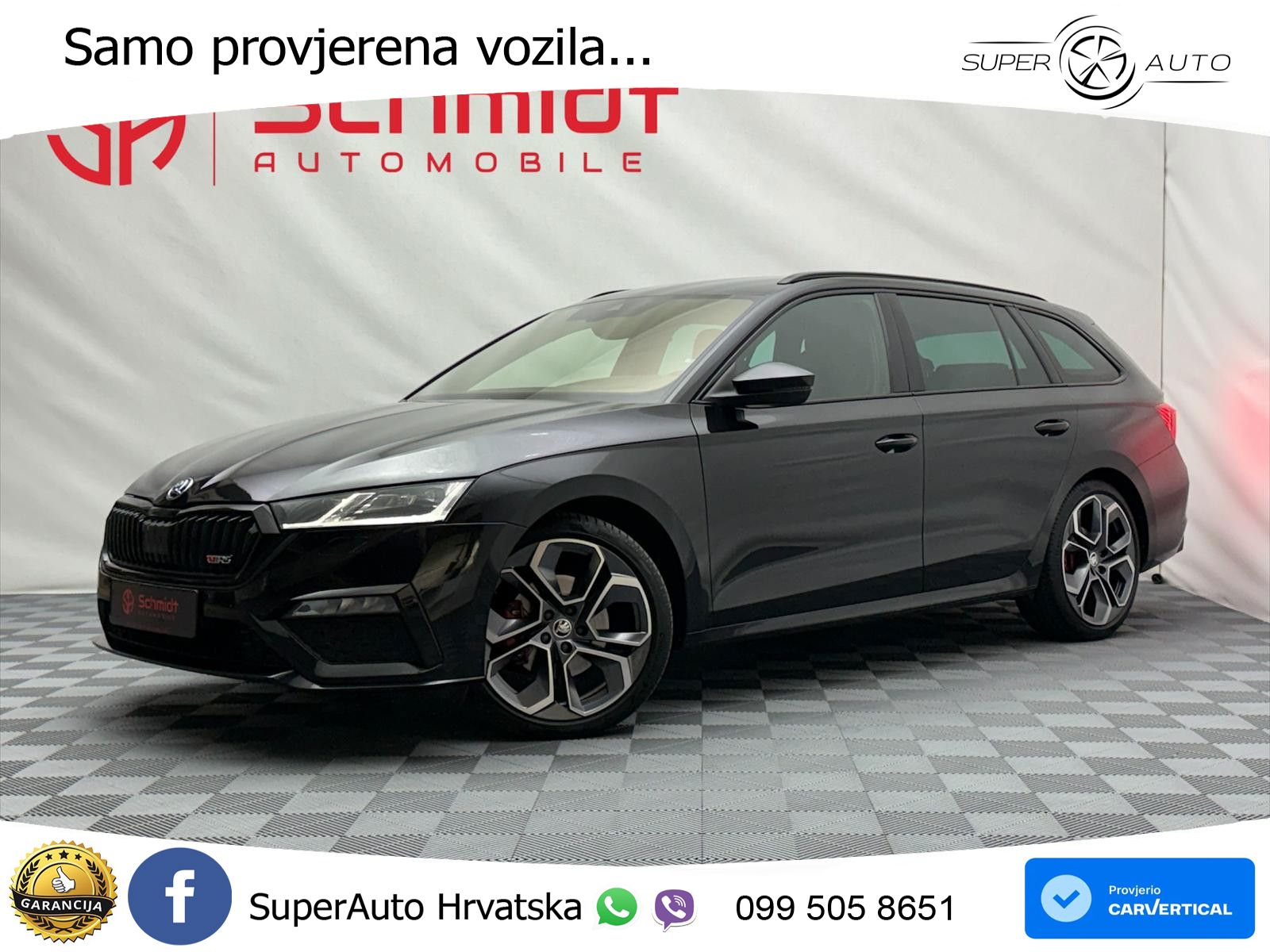 Škoda Octavia Combi RS 2.0 TDI (200 KS) DSG LED+GR SJED+ACC