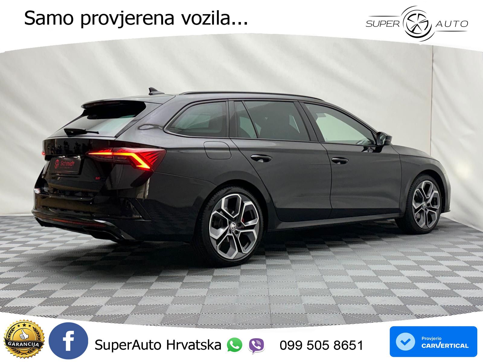 Škoda Octavia Combi RS 2.0 TDI (200 KS) DSG LED+GR SJED+ACC