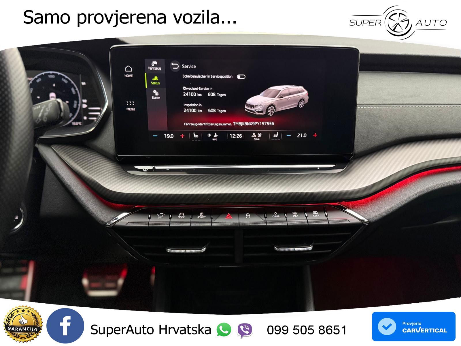 Škoda Octavia Combi RS 2.0 TDI (200 KS) DSG LED+GR SJED+ACC