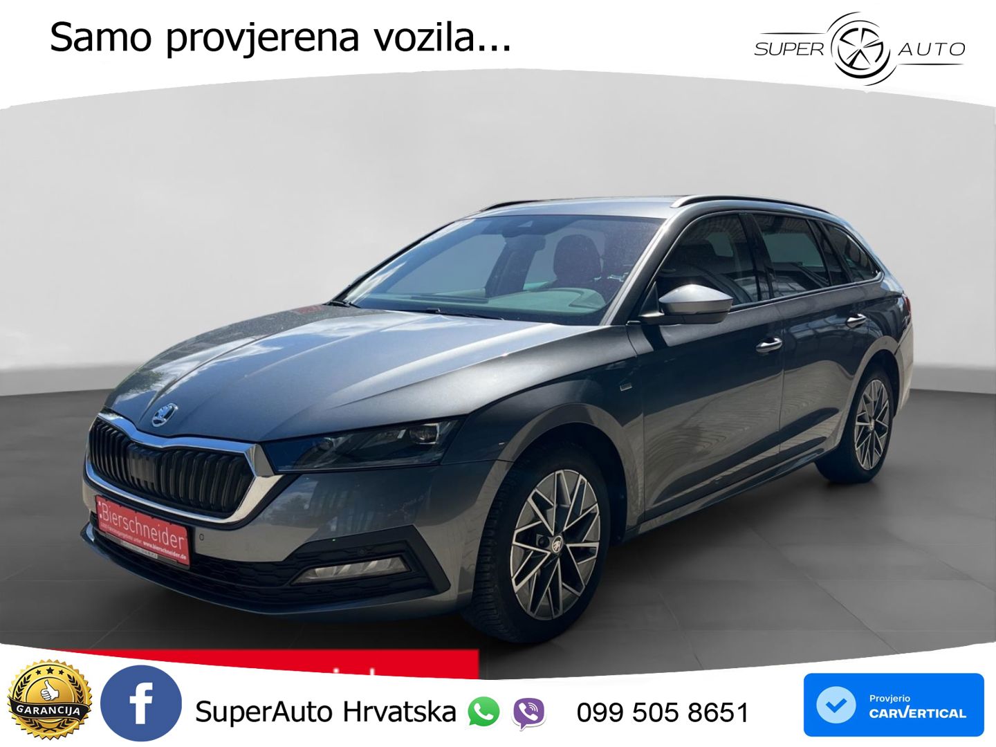 Škoda Octavia Combi 2.0 TDI (150 KS) DSG LED+GR SJED+ACC