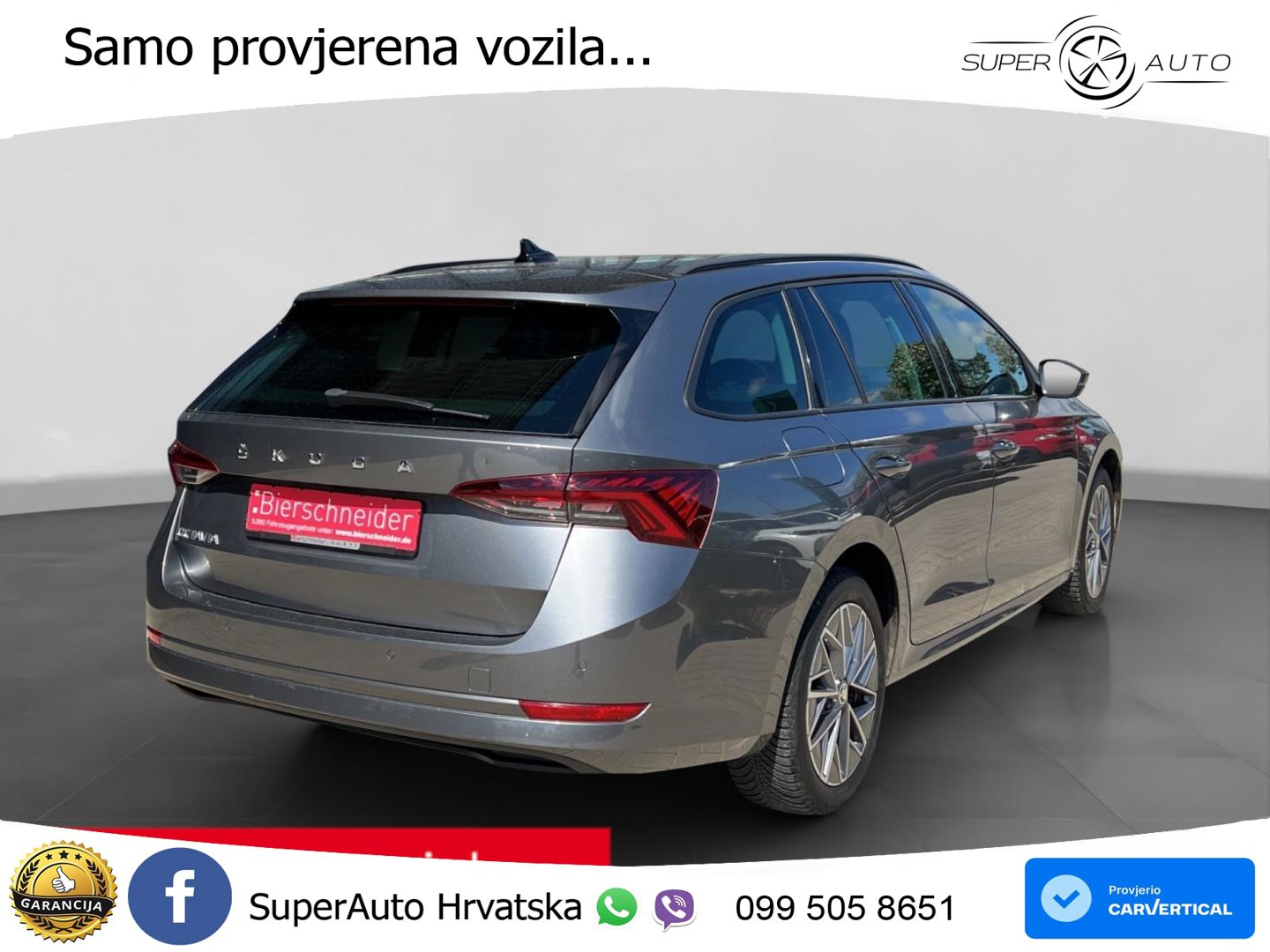 Škoda Octavia Combi 2.0 TDI (150 KS) DSG LED+GR SJED+ACC