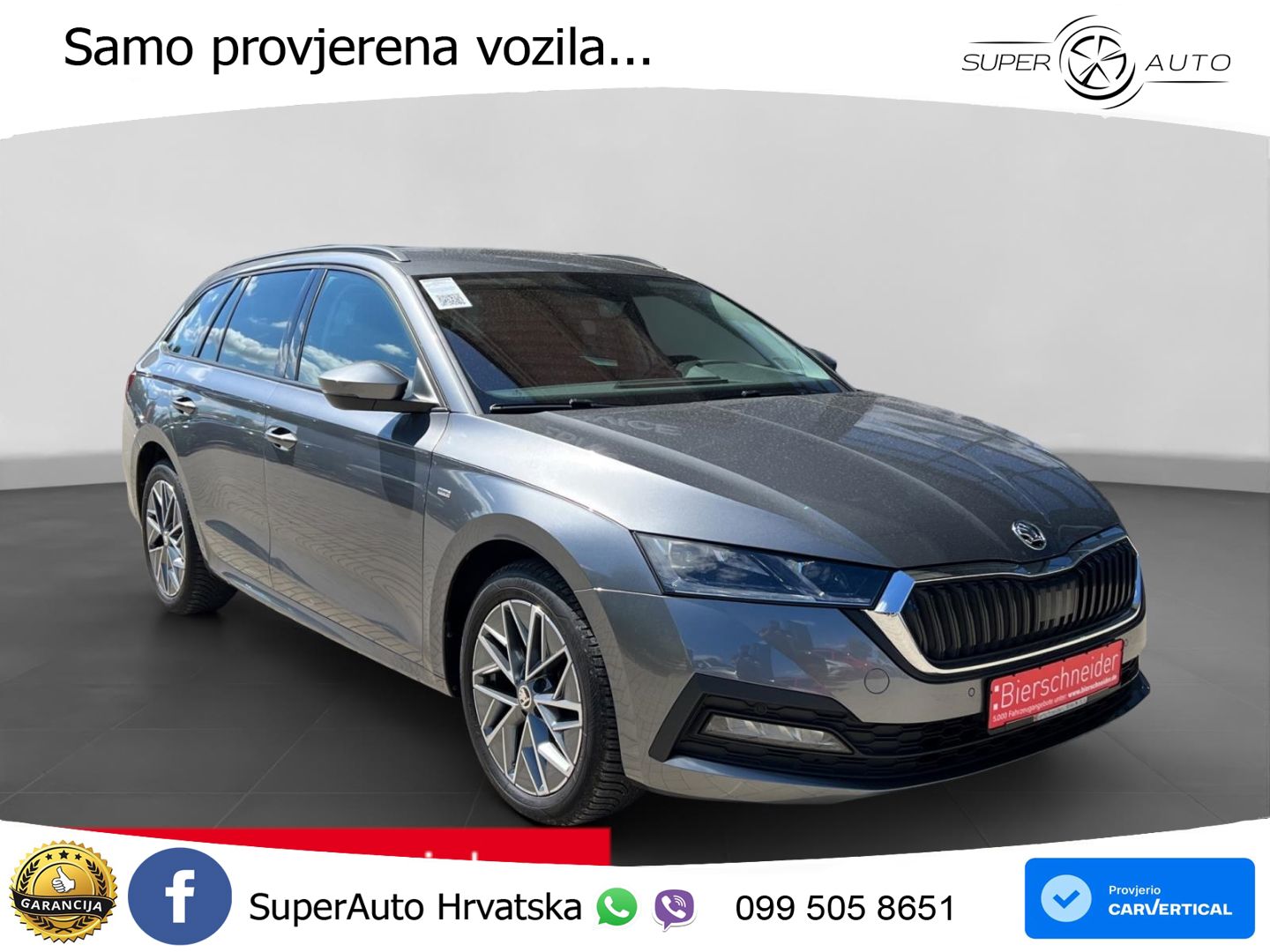 Škoda Octavia Combi 2.0 TDI (150 KS) DSG LED+GR SJED+ACC