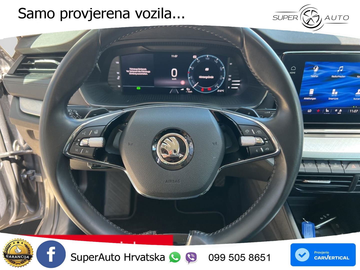 Škoda Octavia Combi 2.0 TDI (150 KS) DSG LED+GR SJED+ACC