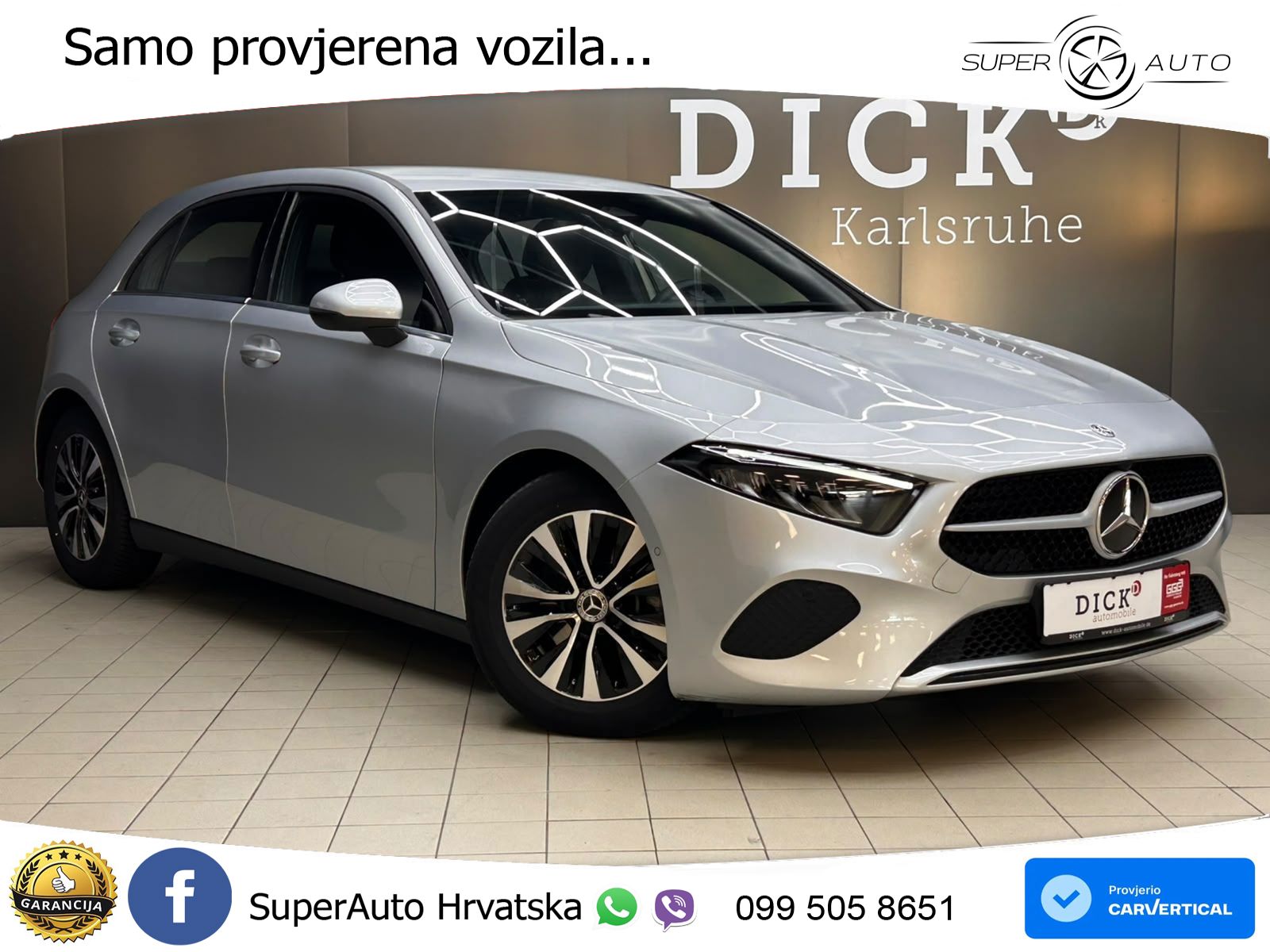 Mercedes-Benz A 180d 8G-DCT LED+GR SJED+ACC