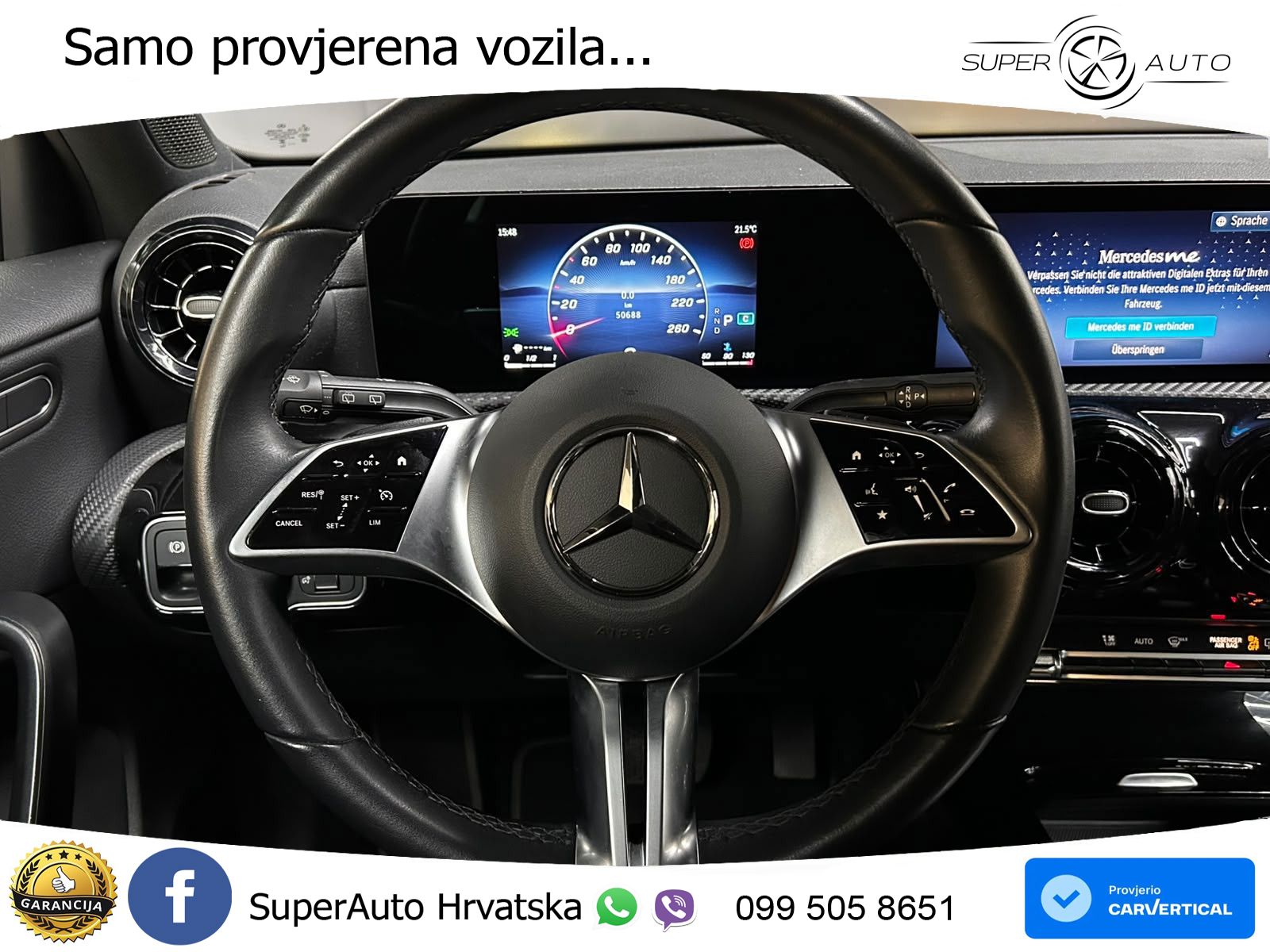 Mercedes-Benz A 180d 8G-DCT LED+GR SJED+ACC