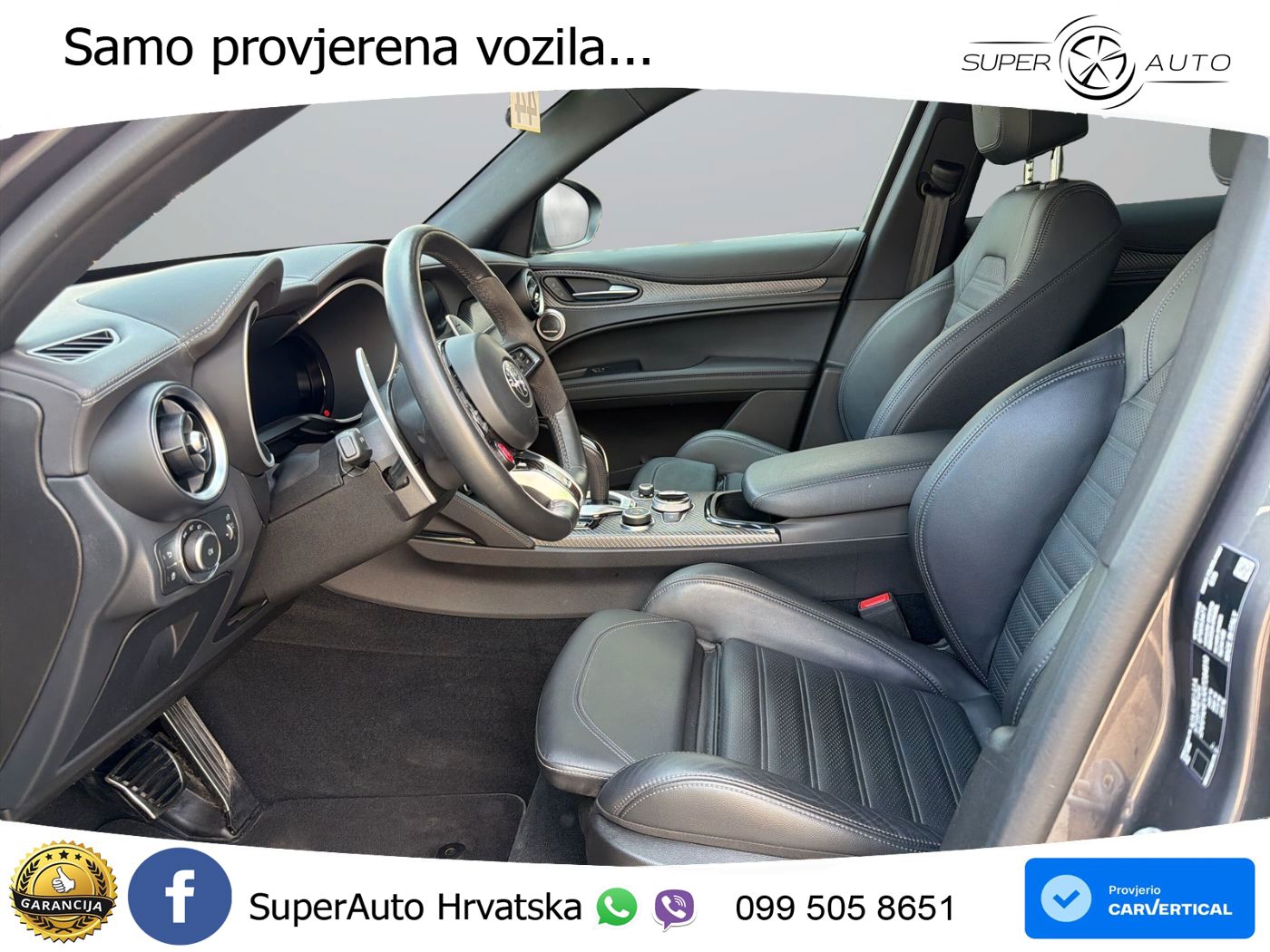 Alfa Romeo Stelvio Quadrifoglio 2.9 V6 Bi-Turbo (520 KS) Q4 Automatic LED+GR SJED+ACC
