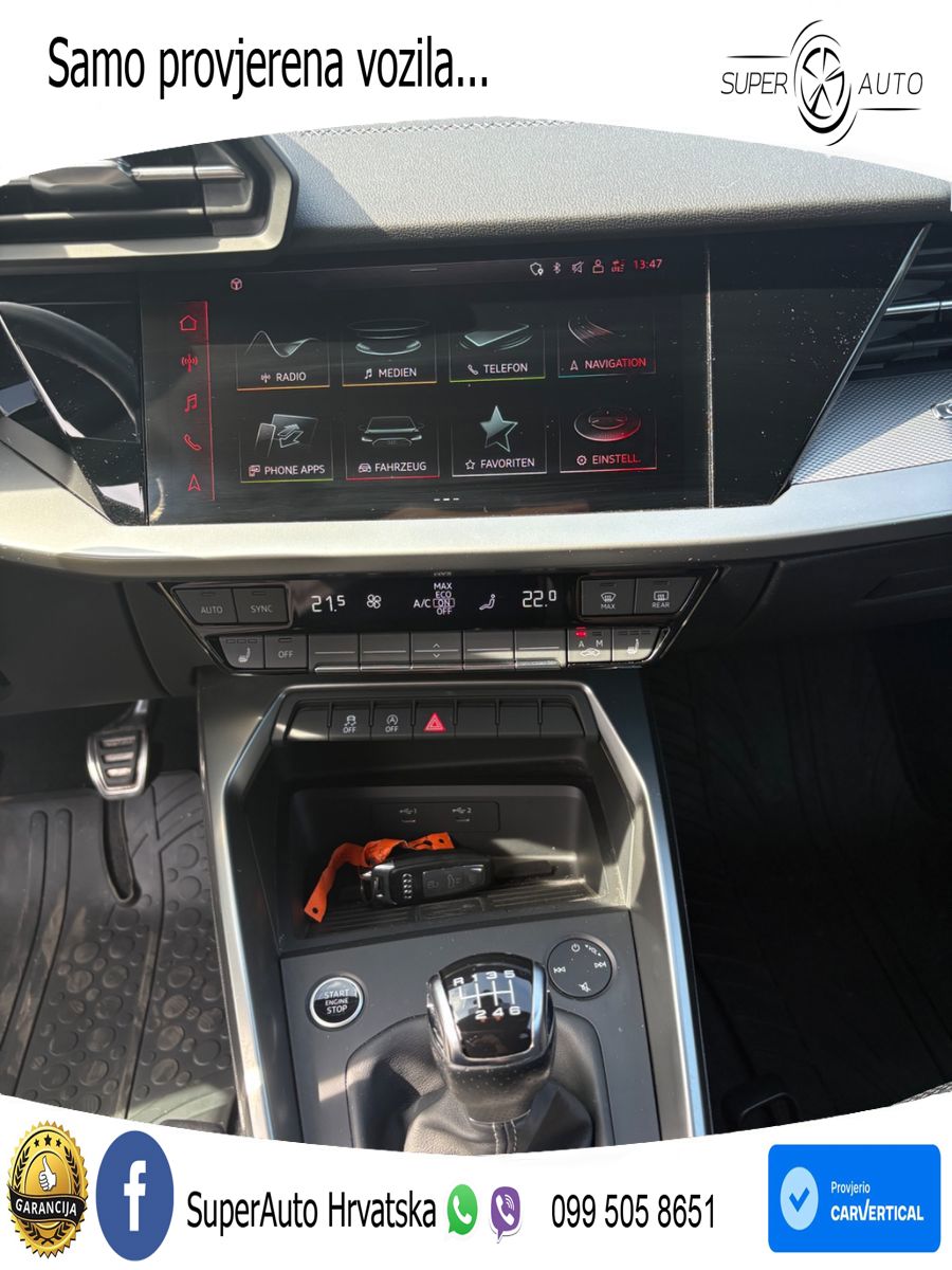 Audi A3 35 TFSI (150 KS) S line LED+GR SJED+ACC