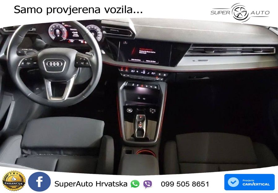 Audi A3 35 TFSI (150 KS) S tronic S line LED+GR SJED+ACC