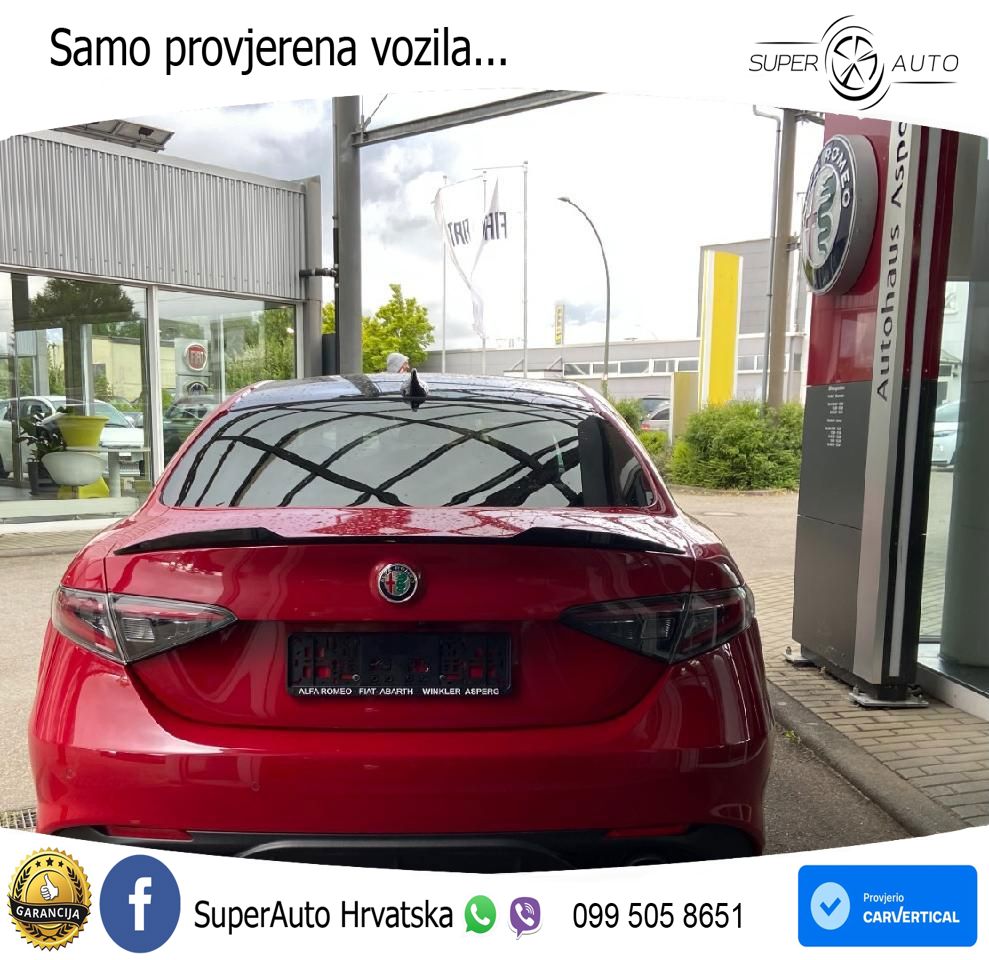 Alfa Romeo Giulia 2.0 Turbo (280 KS) Q4 Automatic LED+GR SJED+ACC