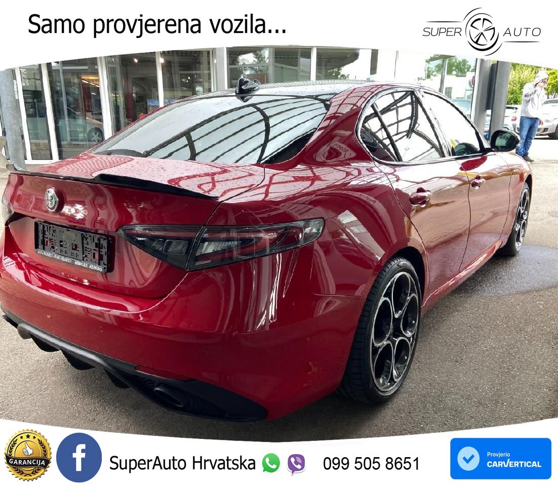 Alfa Romeo Giulia 2.0 Turbo (280 KS) Q4 Automatic LED+GR SJED+ACC