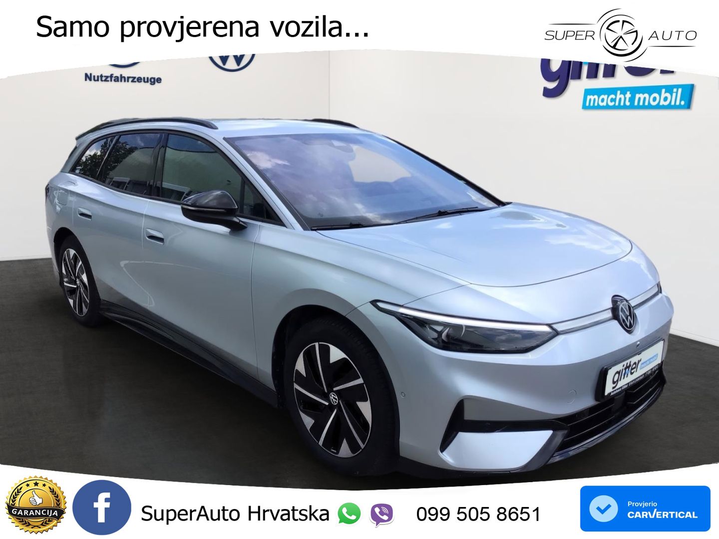 Volkswagen ID.7 Pro 82 kWh (286 KS)