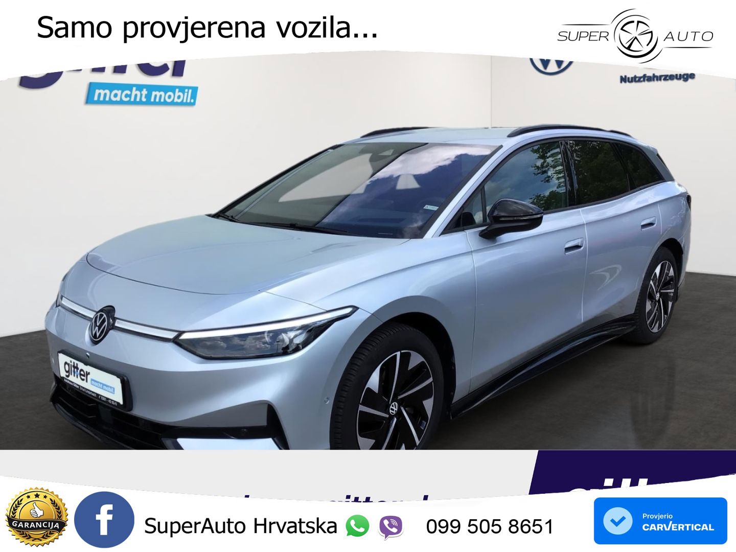 Volkswagen ID.7 Pro 82 kWh (286 KS)