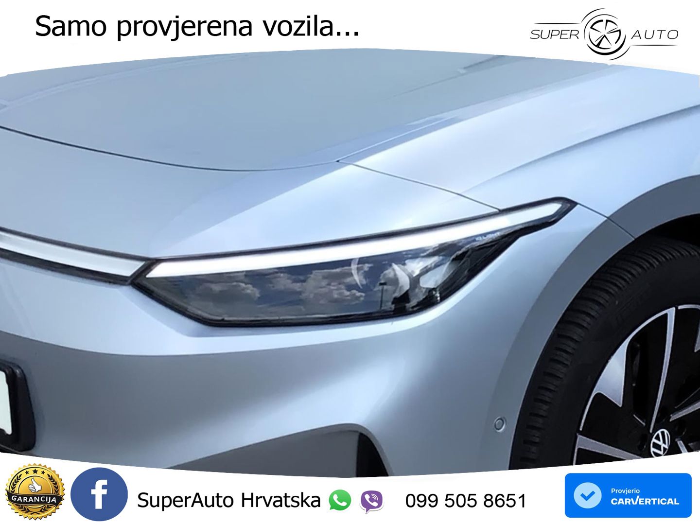 Volkswagen ID.7 Pro 82 kWh (286 KS)