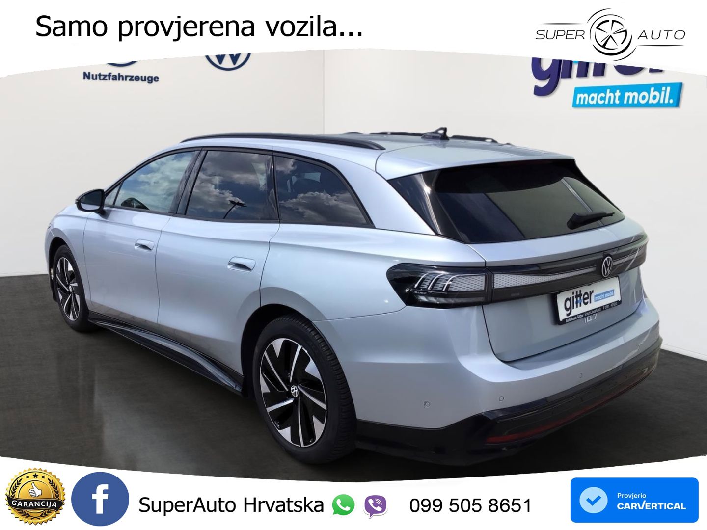 Volkswagen ID.7 Pro 82 kWh (286 KS)